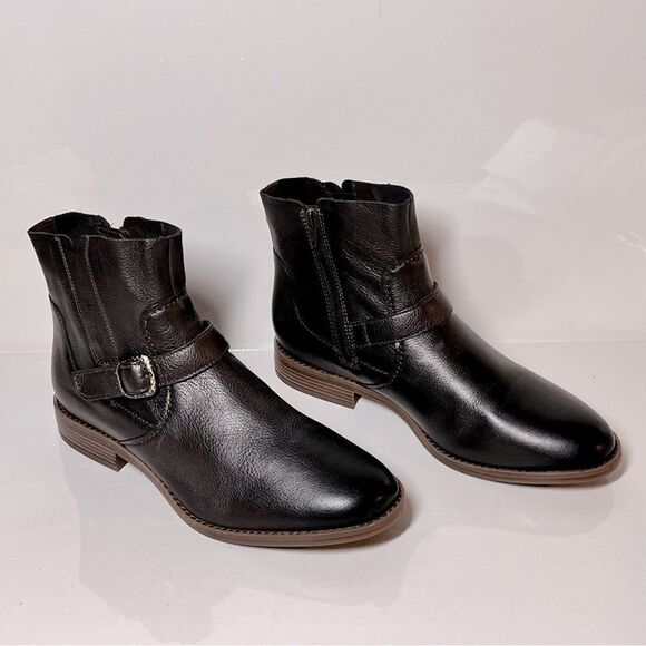 Clarks Collection Camzin Loop Leather Ankle Boot - Picture 1 of 7